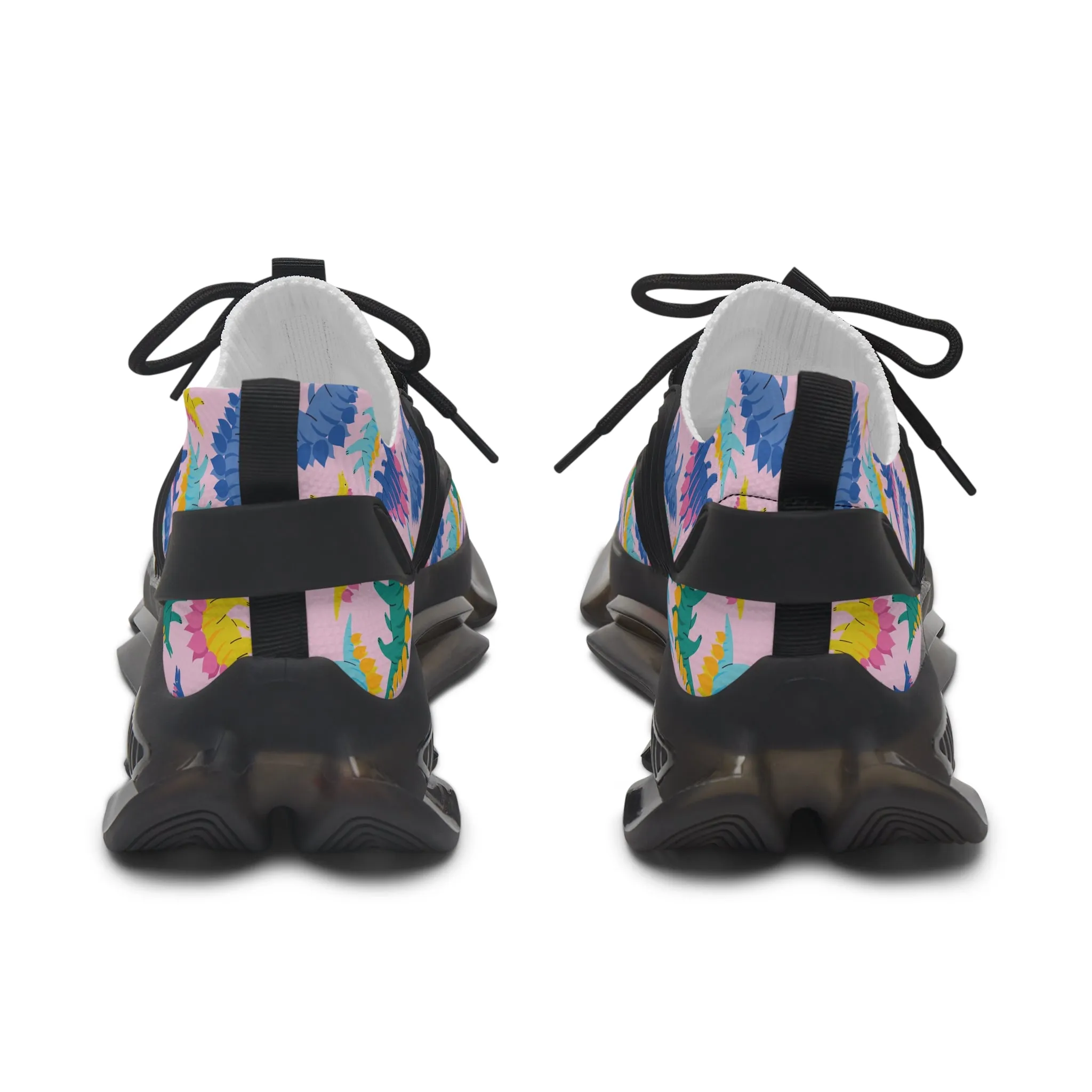 Colorful Stegosaurus Women's Mesh Sneakers