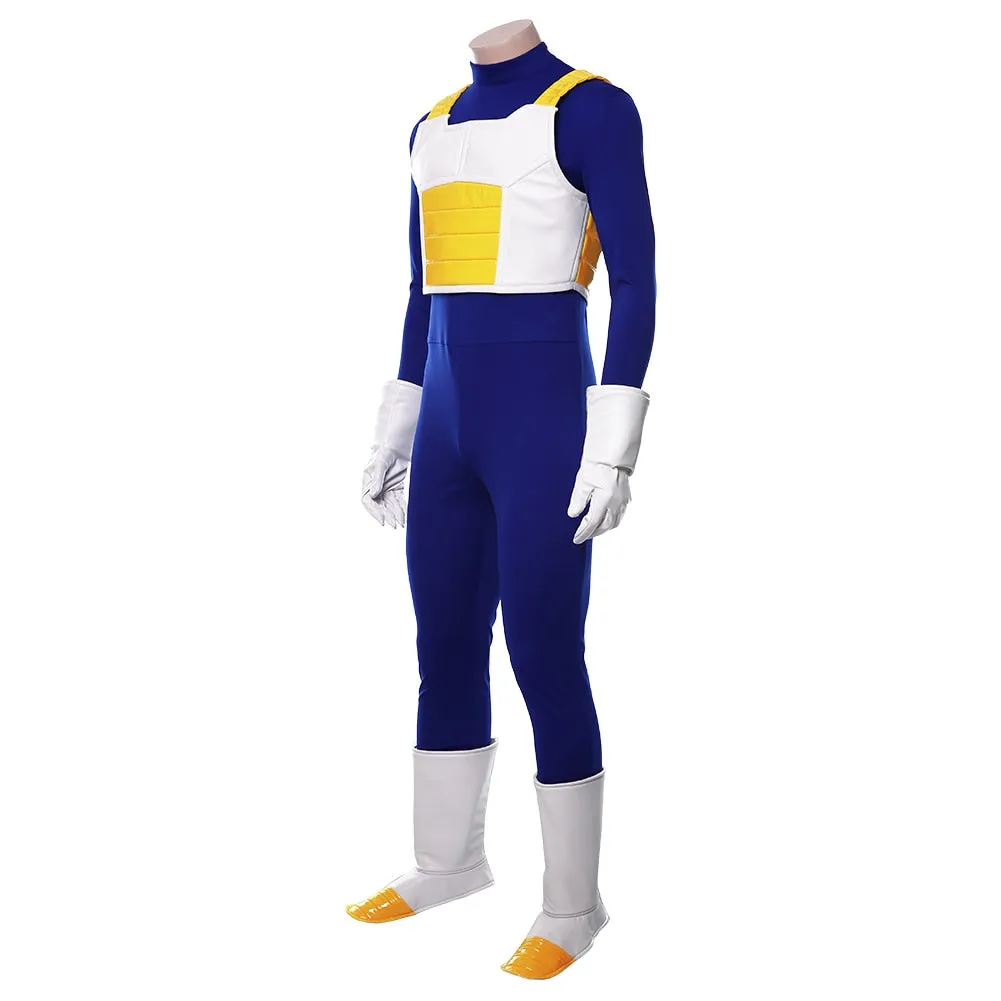 Dragon Warrior Cosplay Costume Jumpsuit Shoe Covers Gloves Vest Halloween Power Up