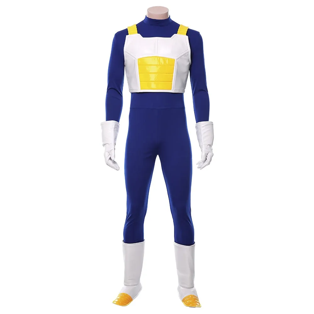 Dragon Warrior Cosplay Costume Jumpsuit Shoe Covers Gloves Vest Halloween Power Up
