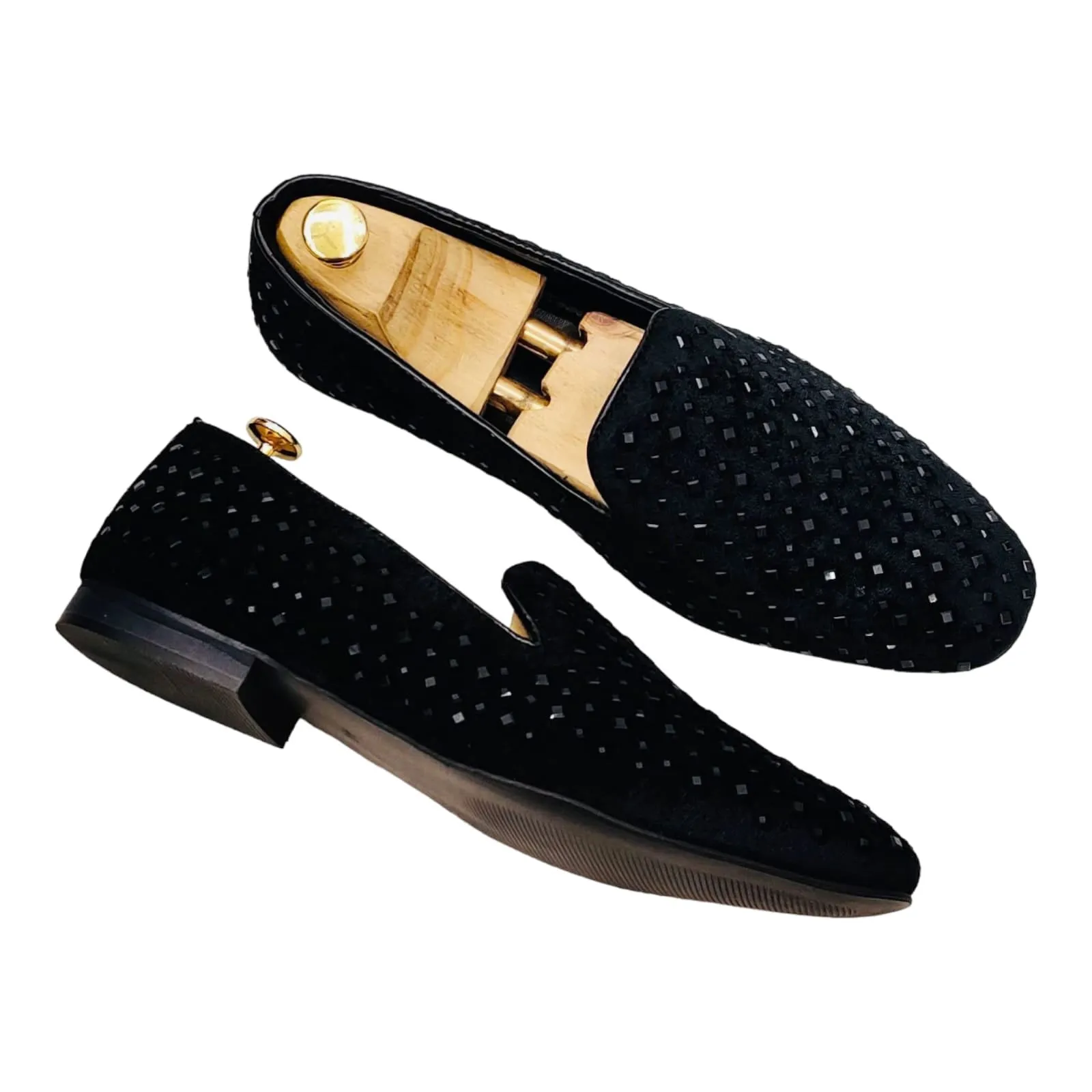 Fashionable Party Rhinestone Shoes For Men