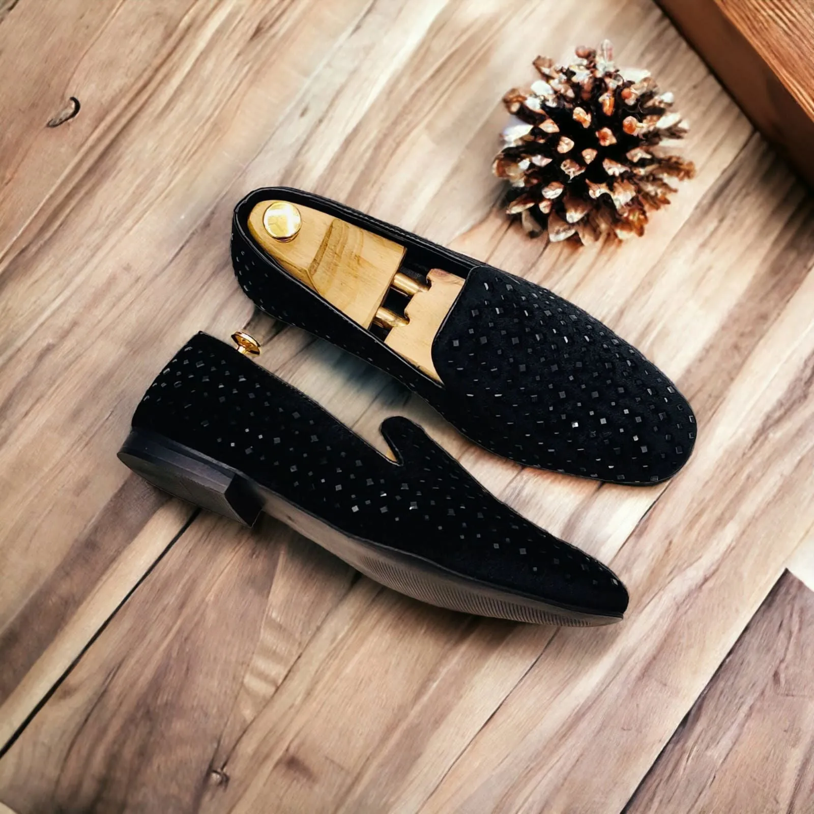 Fashionable Party Rhinestone Shoes For Men