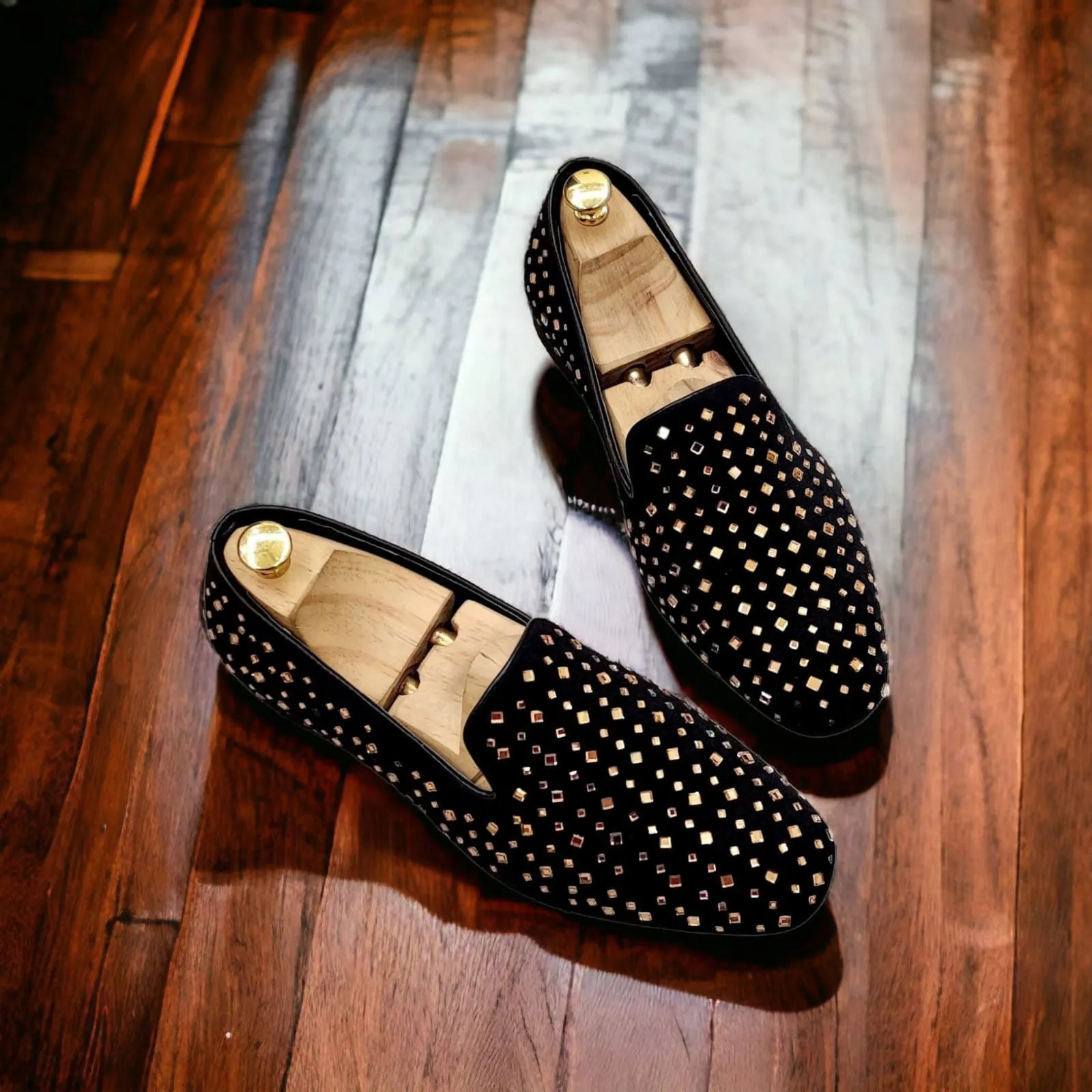 Fashionable Party Rhinestone Shoes For Men