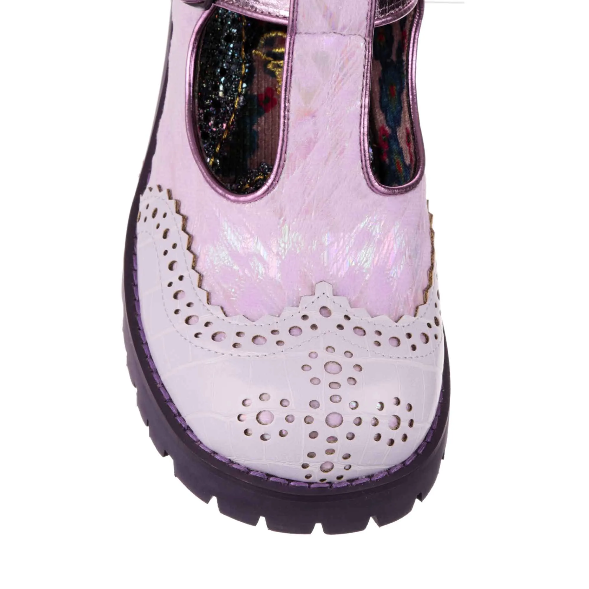 Irregular Choice Womens What a Night Shoes - Purple