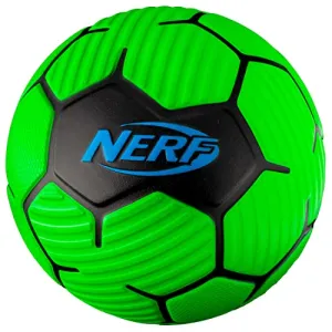NERF Kids Foam Mini Soccer Ball - Proshot Youth Soccer Ball - 7" Indoor   Outdoor Ball for Kids   Toddlers -Green/Blue